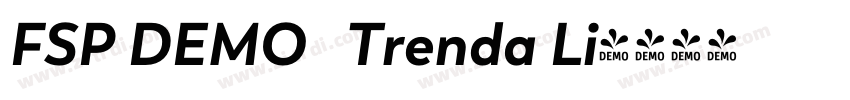 FSP DEMO   Trenda Li字体转换